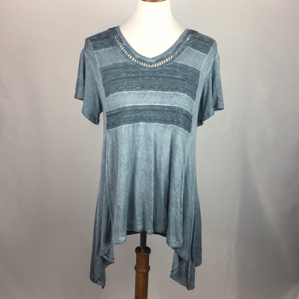 Blue Loose Fitting Top
